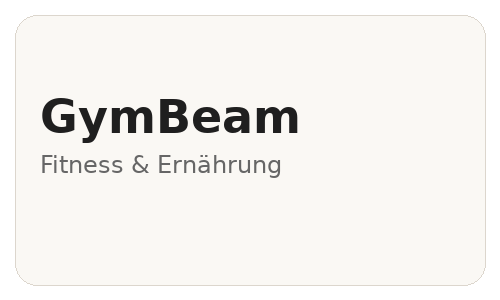 GymBeam Empfehlung